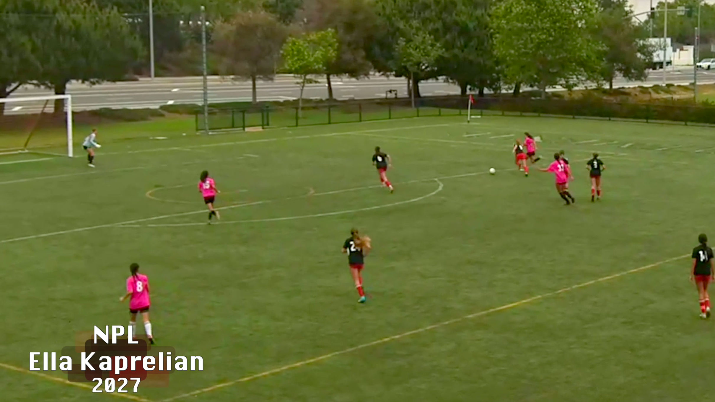 Highlight reel Ella K Soccer 2027